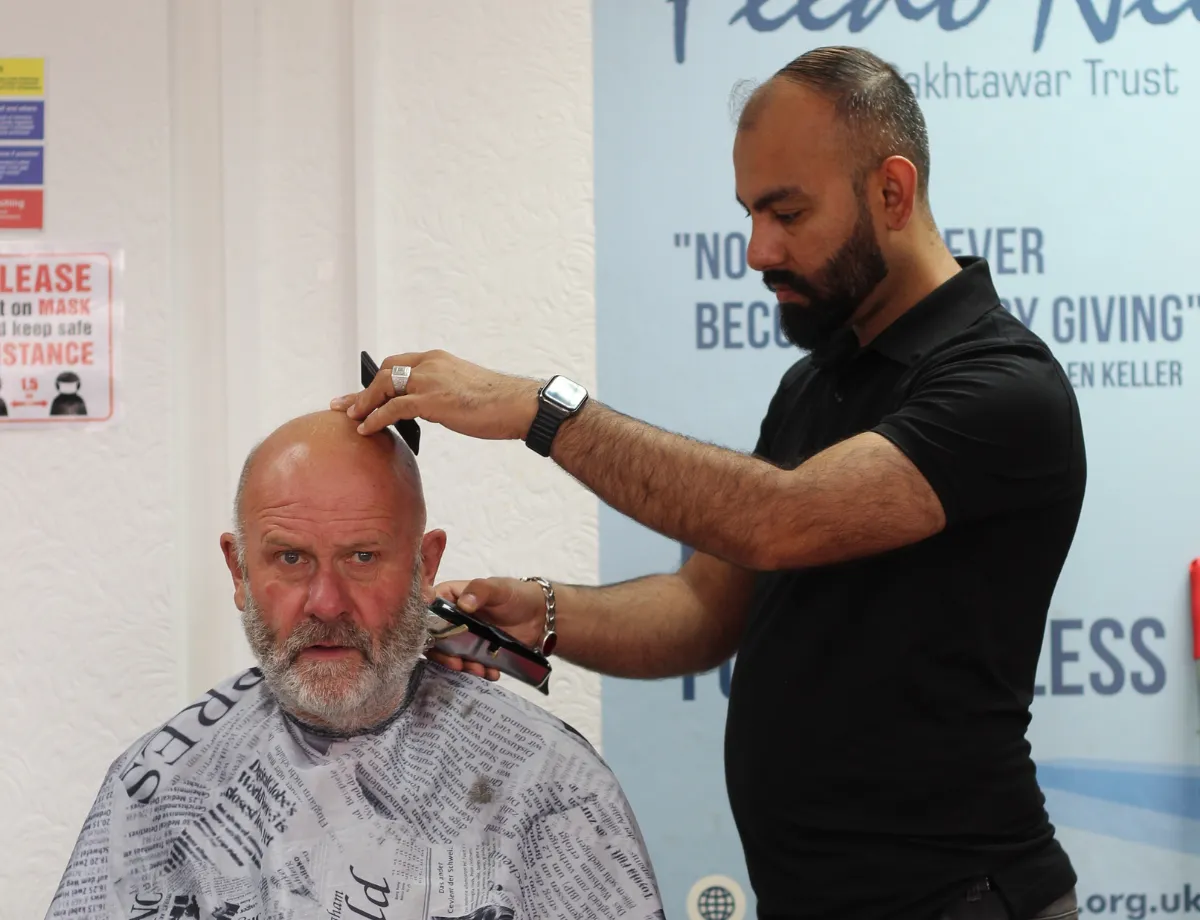 Free Barbering Service for Service Users