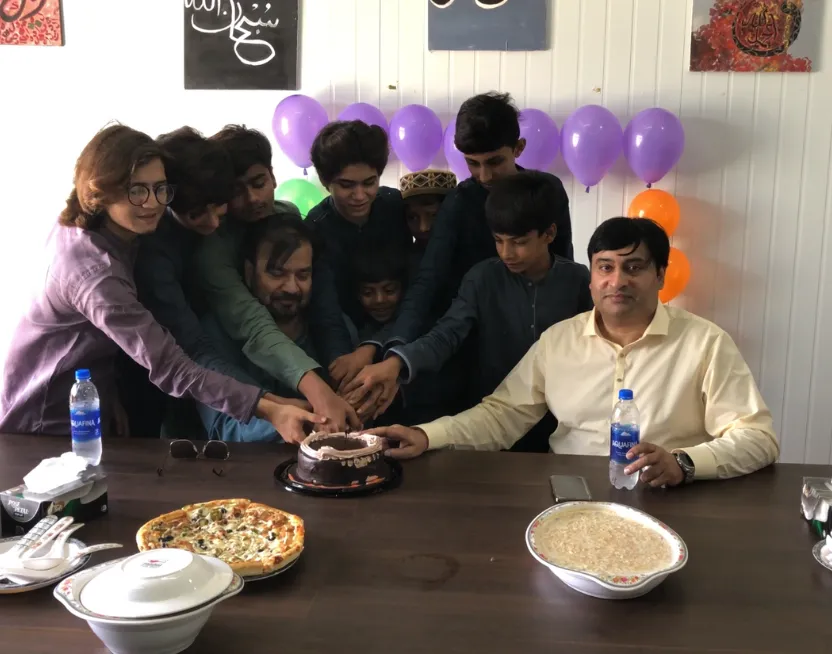 Zahid Bhatti celebrates Eid Ul Adha with Tahafuz Darsgah Students